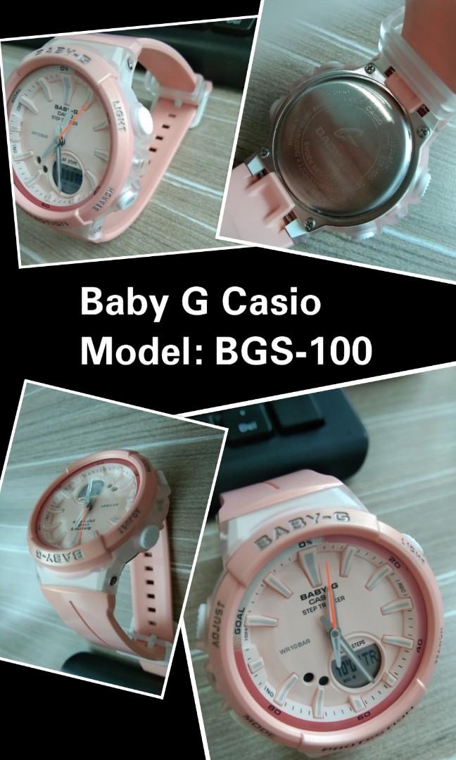 Baby G BGS 100 Original Women s Fashion Watches Accessories Watches on Carousell