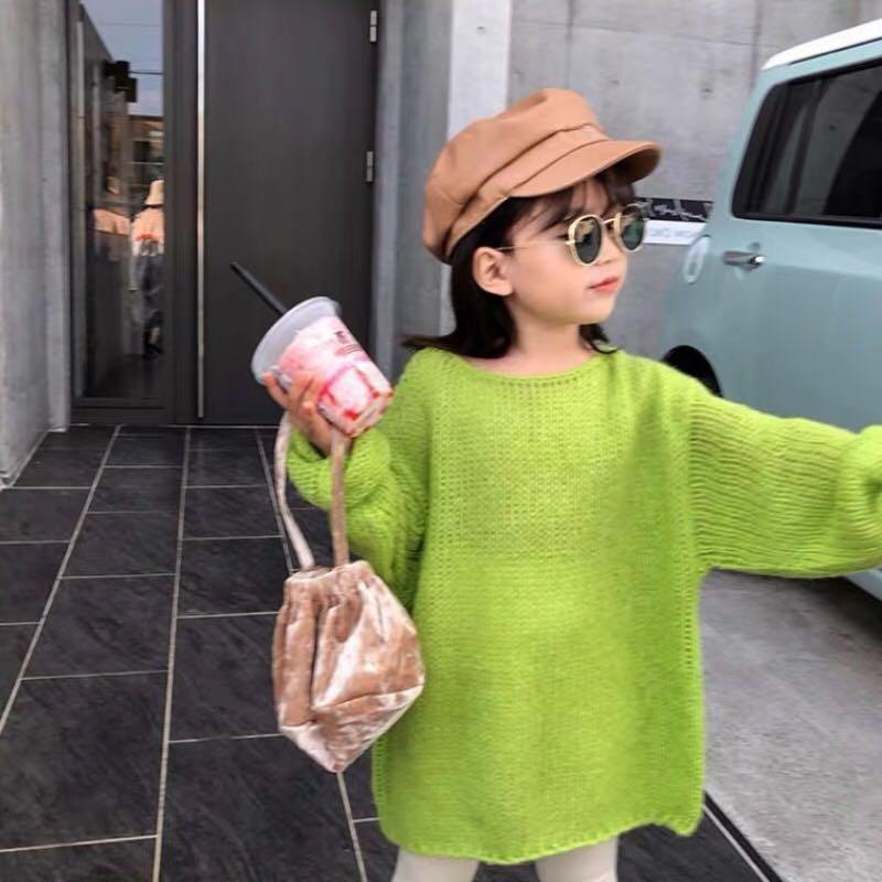 baby girl oversized sweater