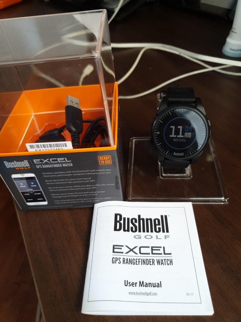 Bushnell golf excel on sale gps rangefinder watch