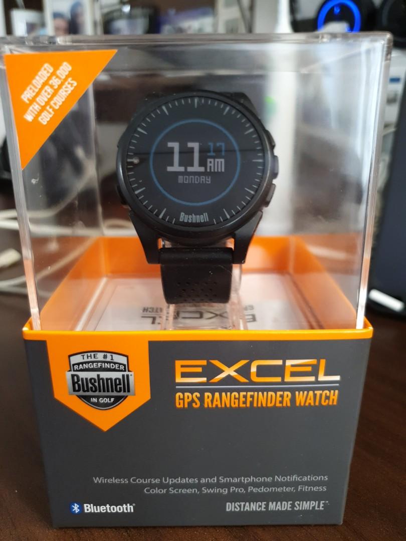 Bushnell golf excel on sale gps rangefinder watch