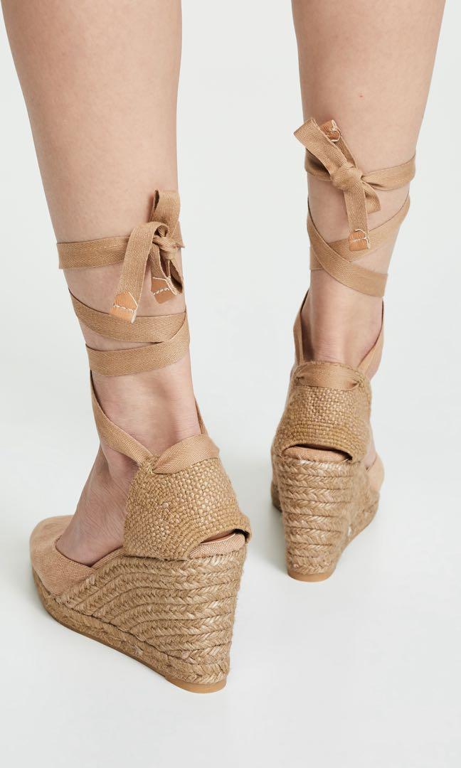 CASTANER Joyce T Wedge Espadrilles in Tostado