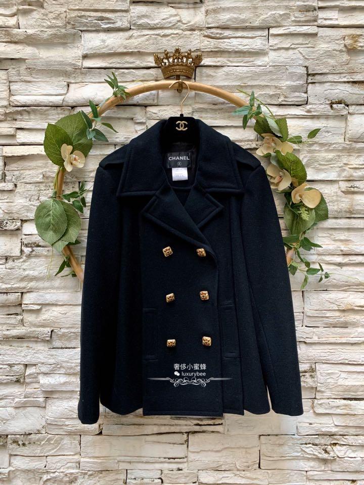 Wool Coat Chanel Mens Coat Chanel Jacket Size 46 FR