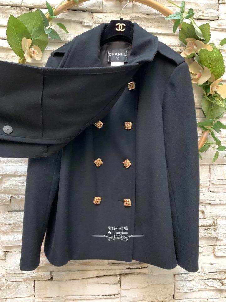 Chanel wool jacket (Category: Coats, Jackets and Outerwear) located in Singapore. Submitted by luxurybee (Listing ID 260459130, Image 3). Description: Chanel wool jacket from Byzance collections. Size 36. Very good condition. 💯Authentic item guarantee. 📮Follow my IG : luxurybee _vintage or wechat: luxurybee 📦Base in HongKong. Can shipping oversea. 💰Only accept cash or Paypal..