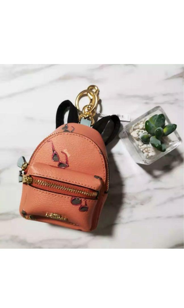 Coach backpack coin case on sale