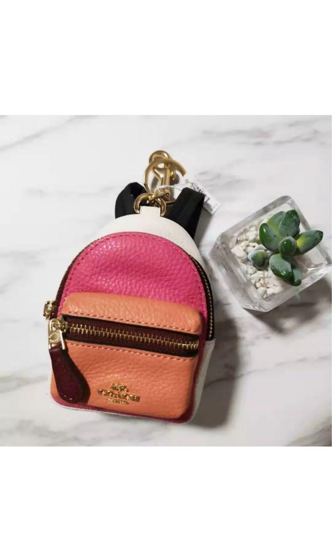 Coach backpack coin shop purse