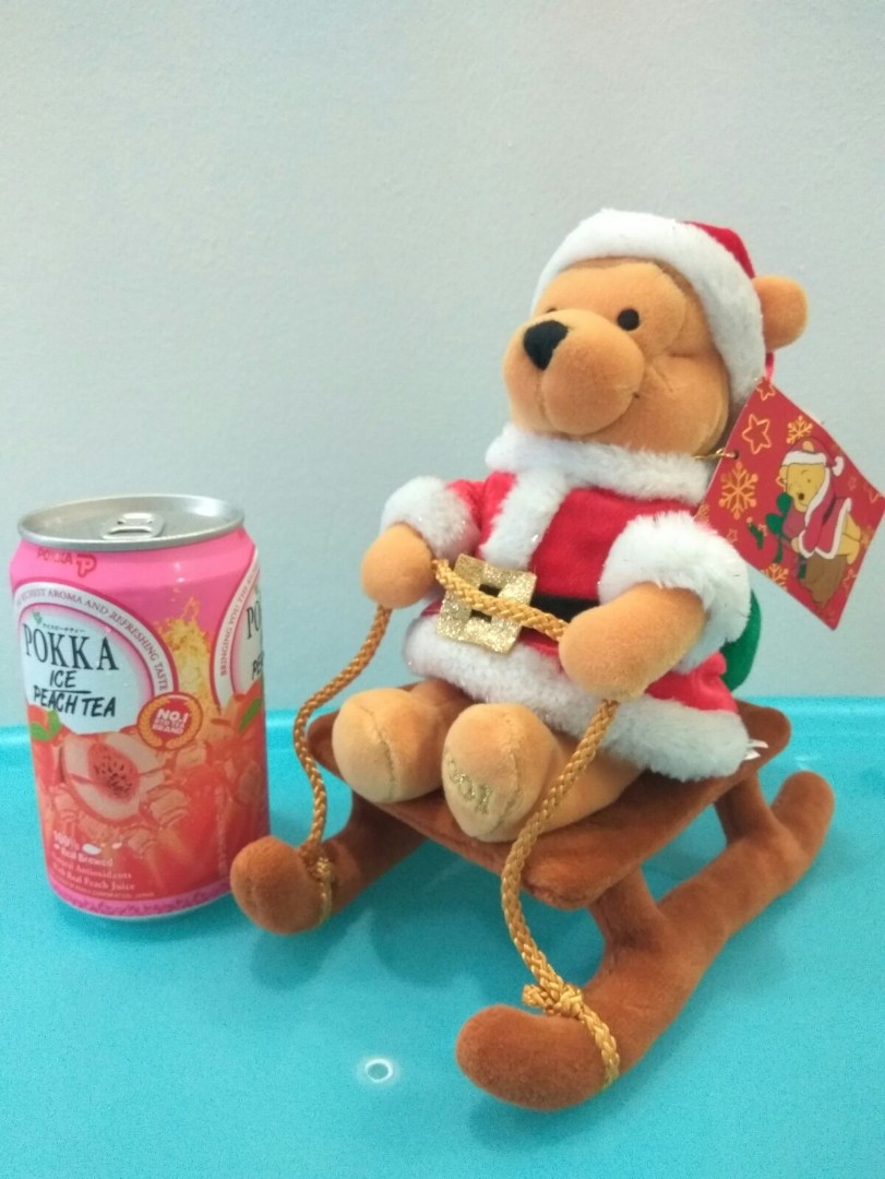 Disney Winnie Pooh in Sleigh, Hobbies & Toys, Toys & Games on Carousell