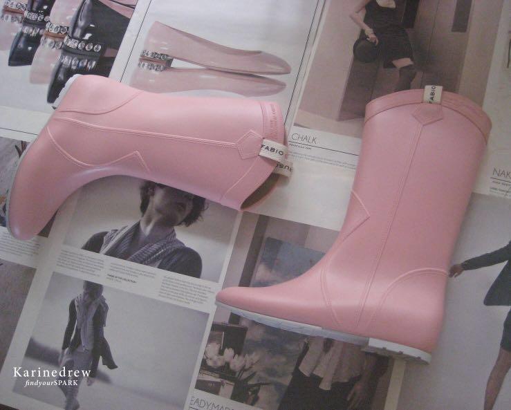 Rain sale boots designer