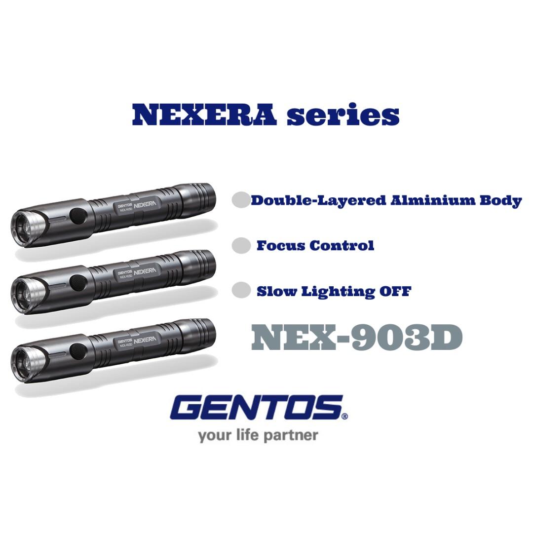 Flashlight Gentos Japan Nex 903d Nx 903d Double Layered Alminium Body Flashlight Everything Else On Carousell