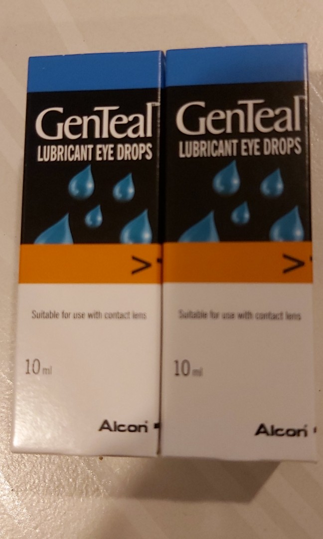 Genteal Lubricant Eye Drops, Health & Nutrition, Assistive