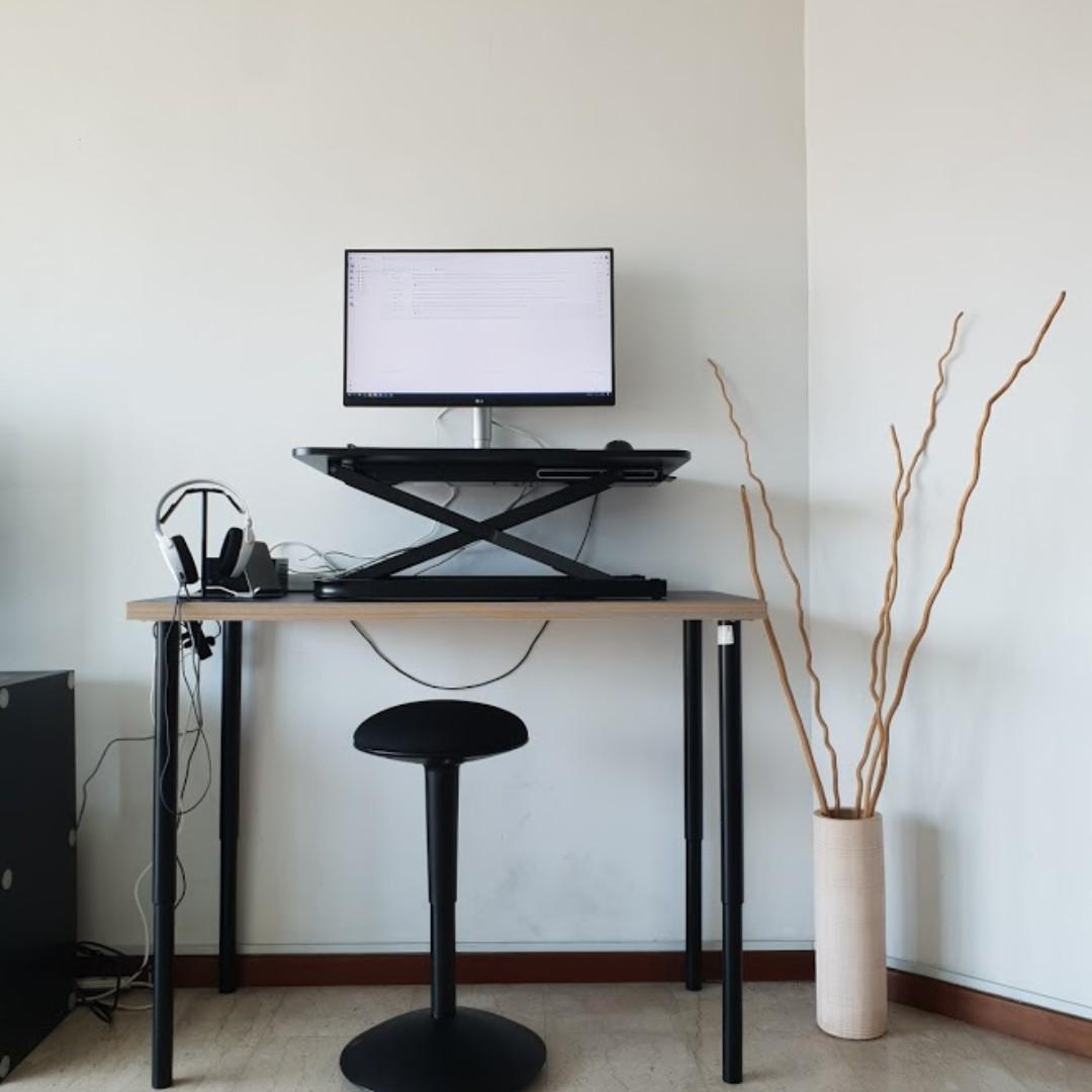 Ikea Desk Linnmon Olov Furniture Tables Chairs On Carousell