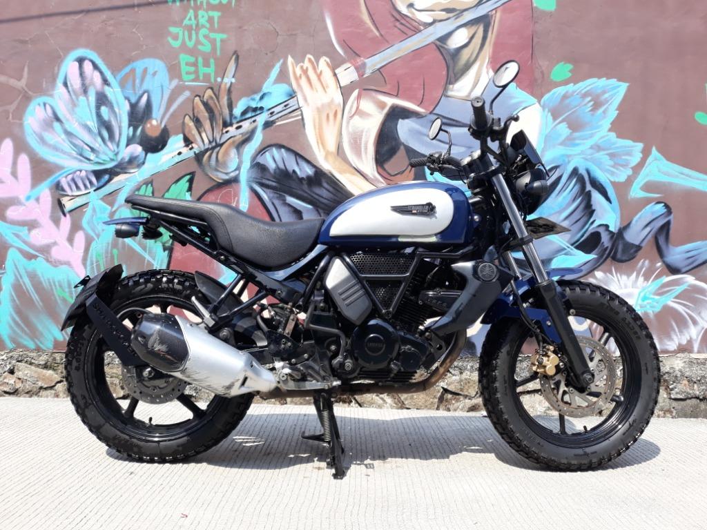 Yamaha byson hot sale custom scrambler
