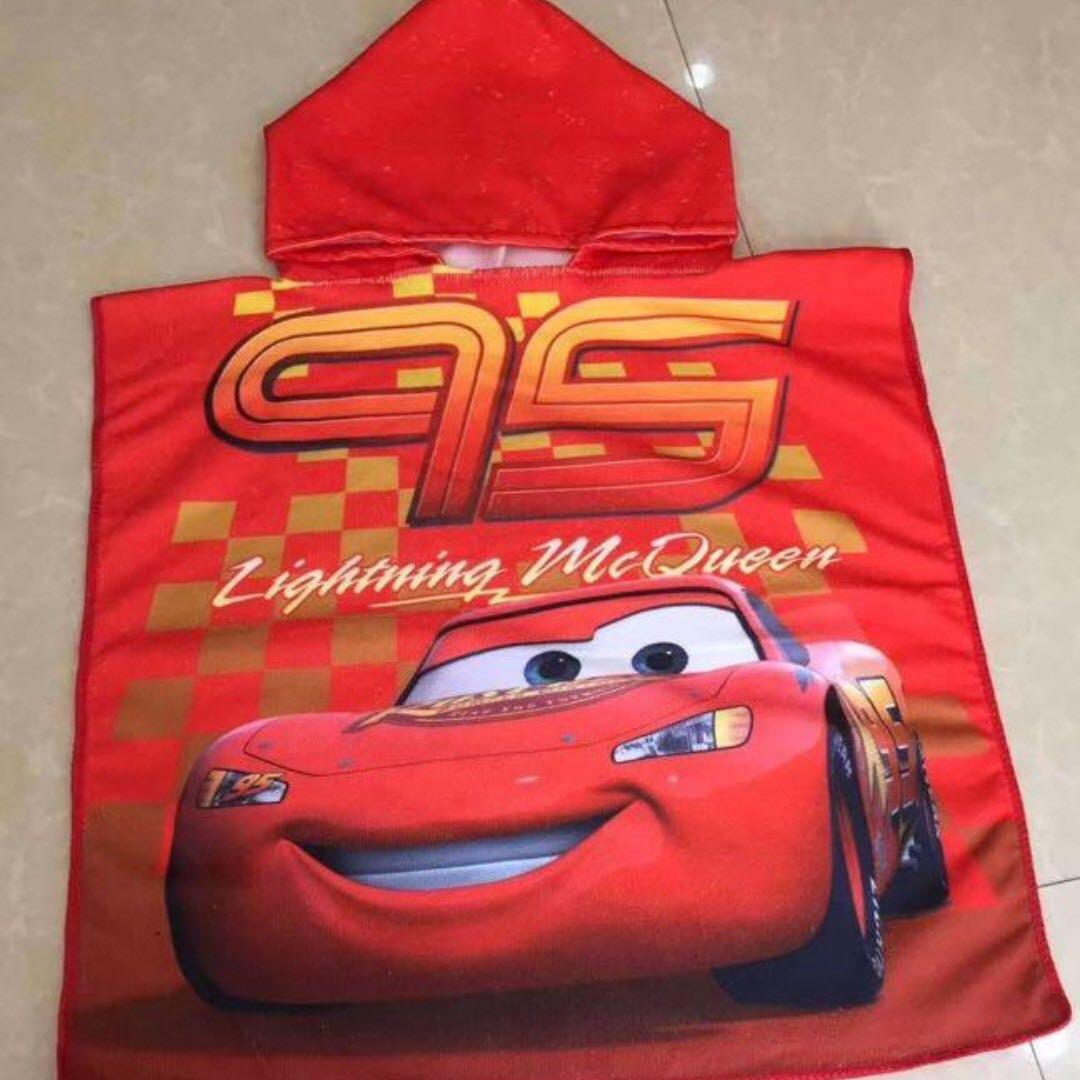 Lightning mcqueen sales hooded towel