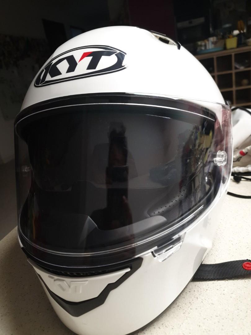 face helmet - KYT NFR with sun visor 