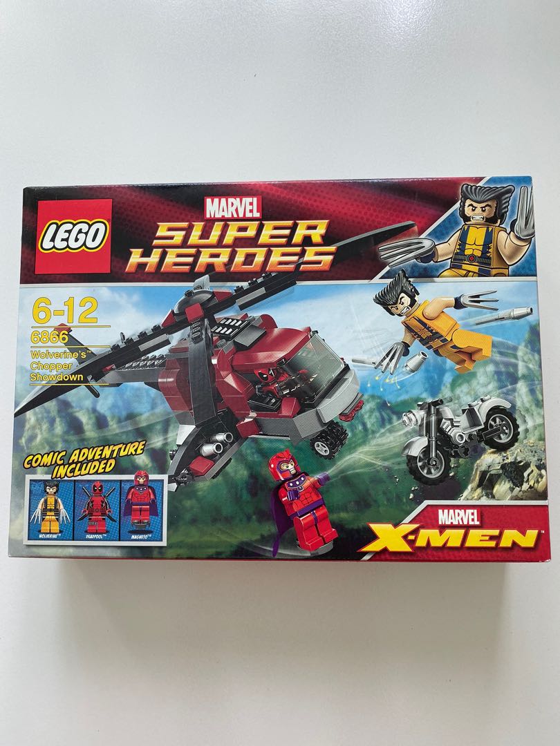 lego wolverine chopper showdown 6866