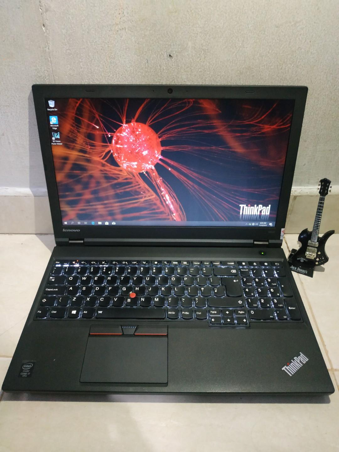 Lenovo Thinkpad W541 Elektronik Komputer Laptop Di Carousell