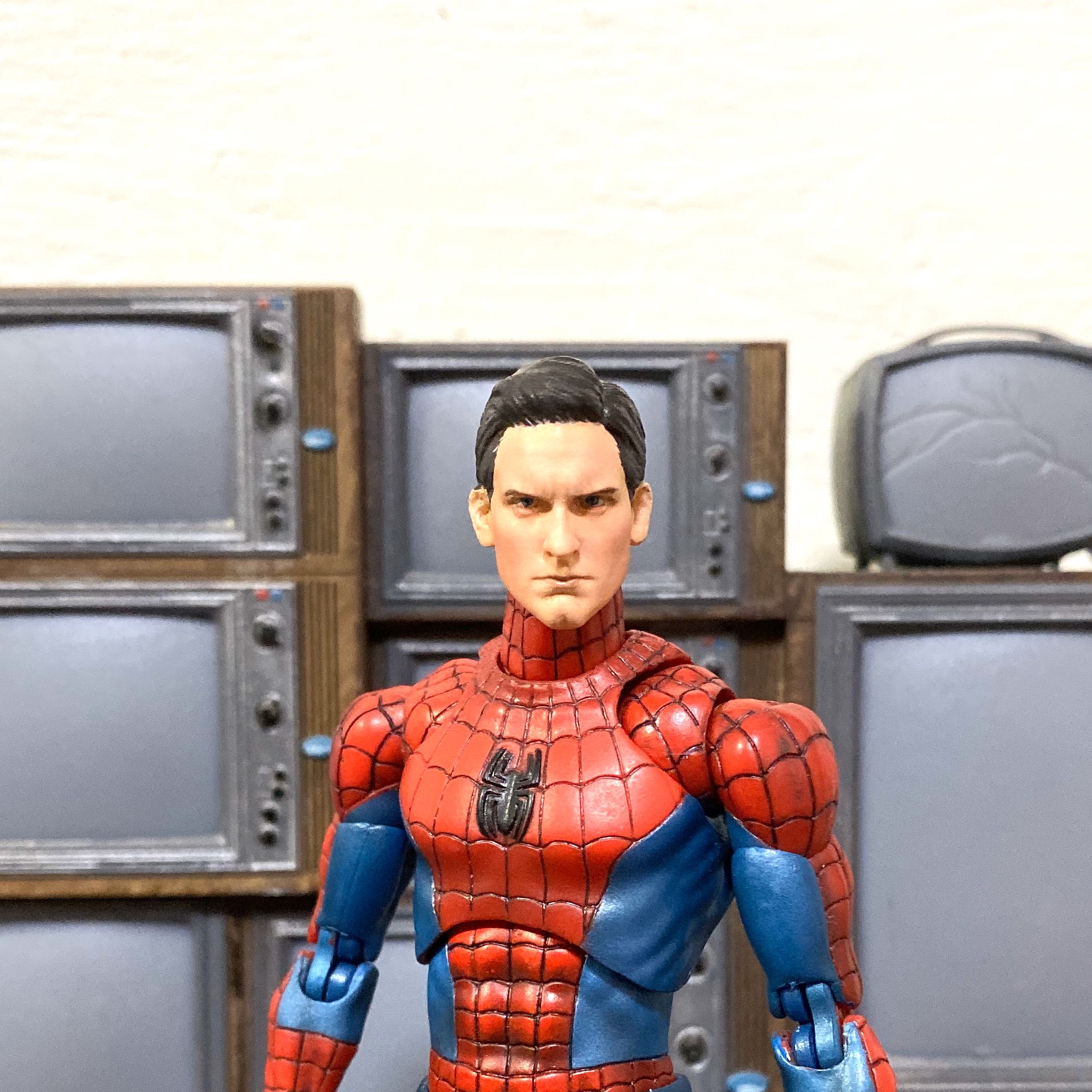 [In hand] Custom Spider-Man Unmasked Headsculpt (Mafex SHF SH Figuarts ...