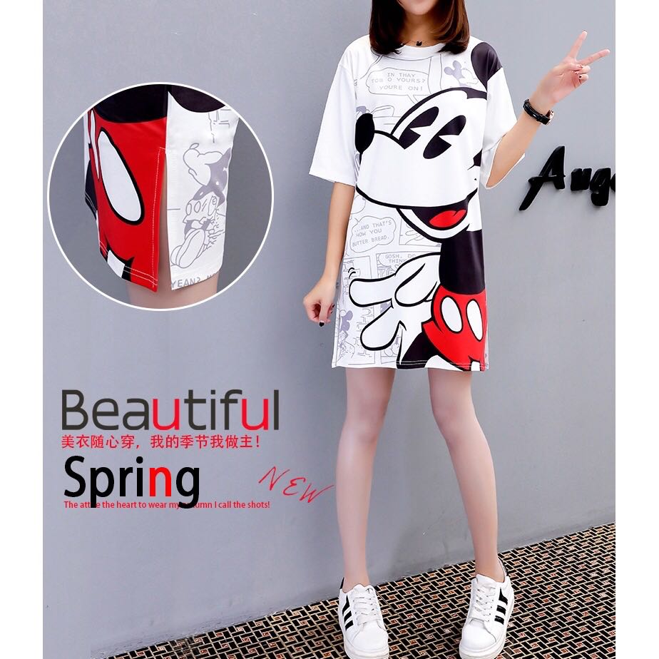 mickey mouse shirt dress