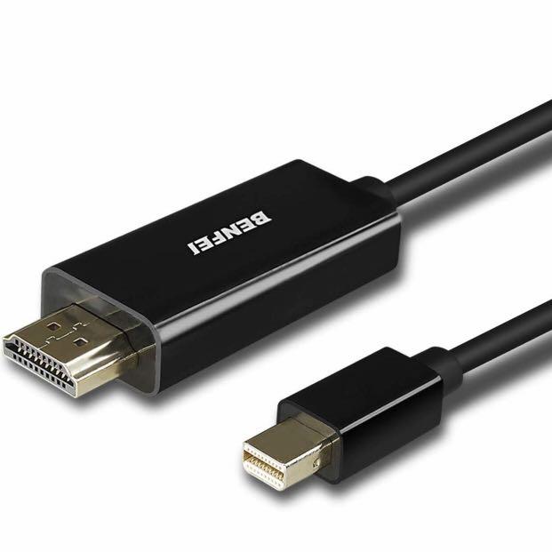 Mini Displayport To Hdmi Cable Benfei Mini Dp To Hdmi 6 Feet Cable Thunderbolt Compatible With Macbook Air Pro Surface Pro Dock Monitor Projector Electronics Others On Carousell