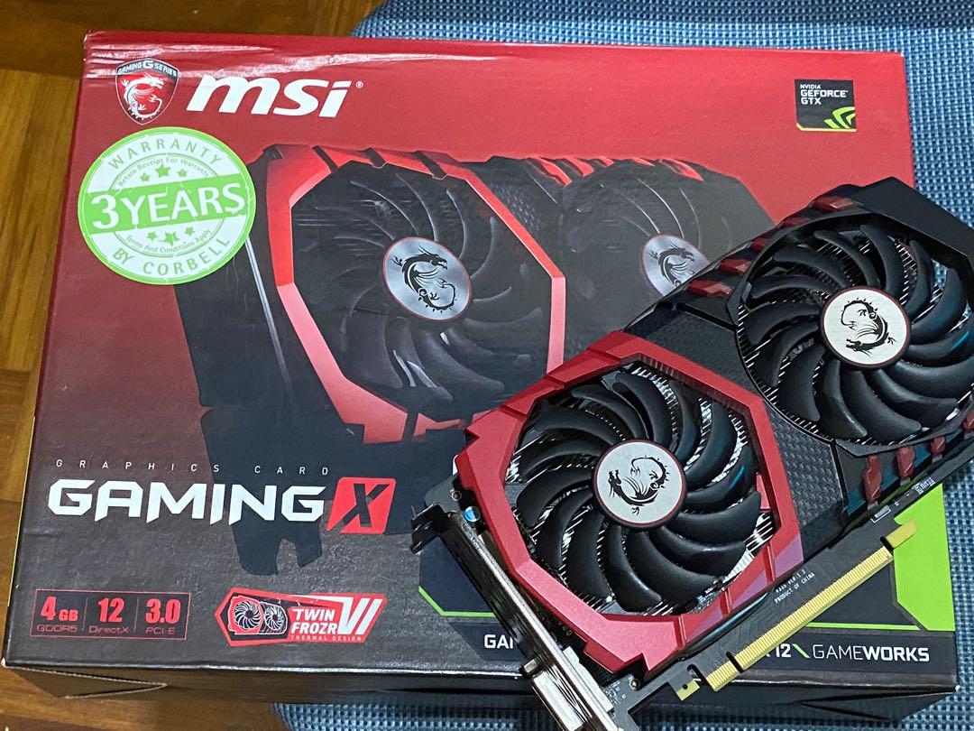Mint Msi Gaming Series Gtx 1050 Ti 4gb Ddr5 Gpu Electronics Computer Parts Accessories On Carousell