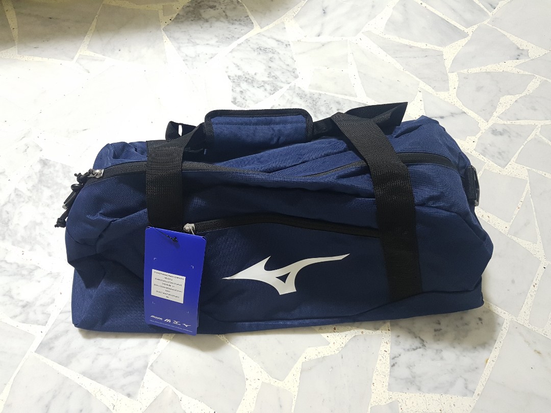 MIZUNO HOLDALL BAG NAVY BLUE Men s Fashion Bags Sling Bags on