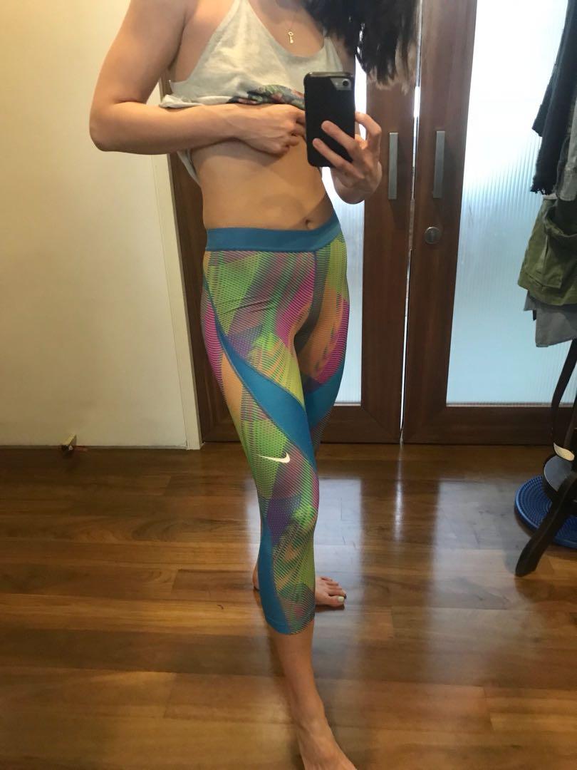 colourful nike leggings