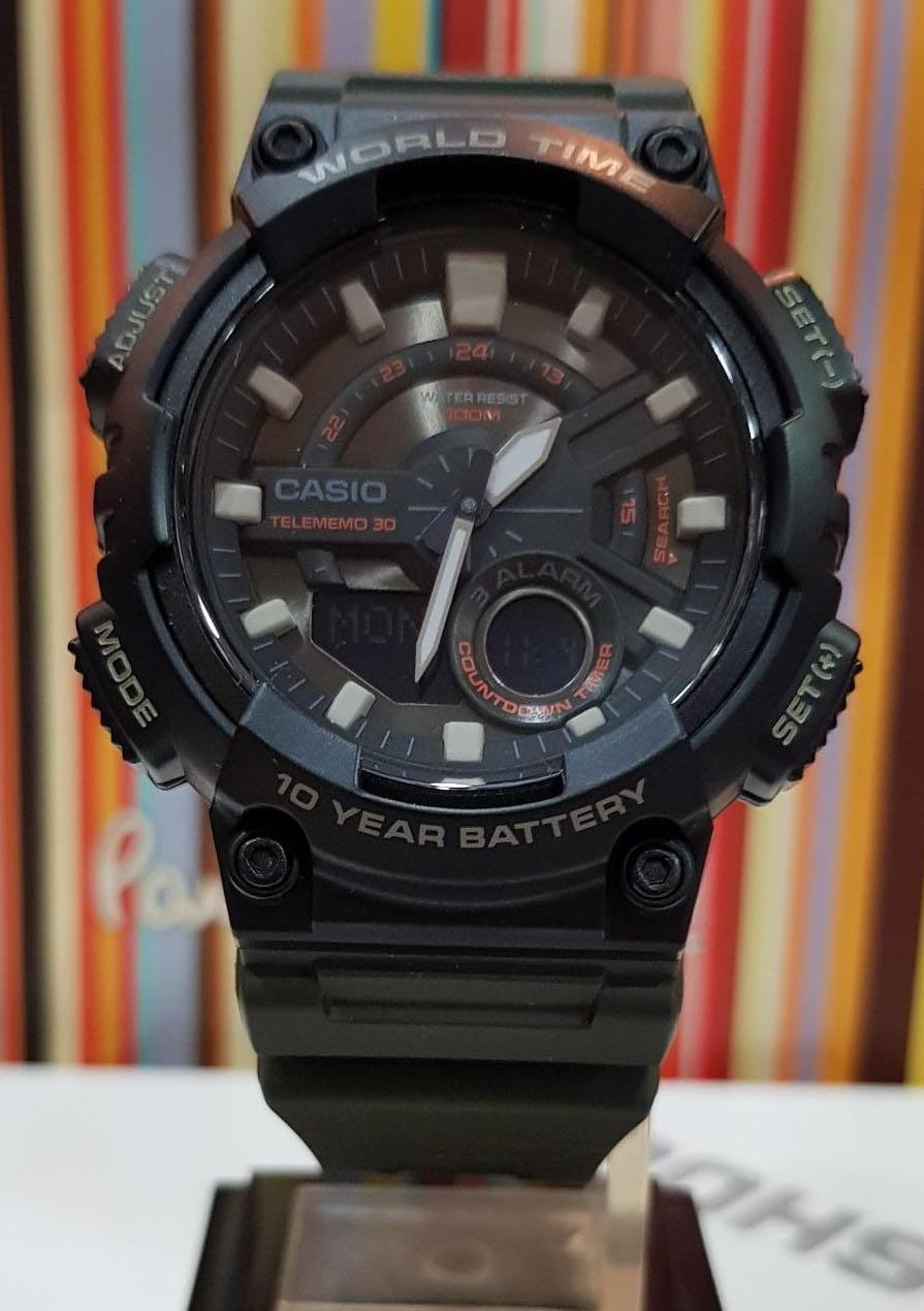 NEW CASIO DIVER UNISEX SPORTS WATCH 100 ORIGINAL AUTHENTIC By BABY G SHOCK GSHOCK COMPANY AEQ 110W 3AVDF 5479