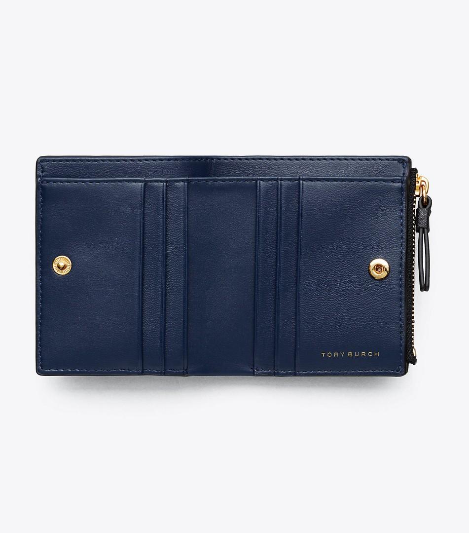 Tory burch robinson mini leather wallet top