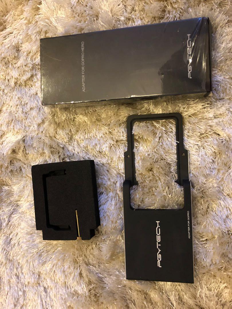 PGYTECH adapter for GoPro (Category: Other Photography Accessories) located in San Juan City. Submitted by jerliu (Listing ID 260584685, Image 1). Description: PGYTECH adapter for GOPRO Never used only tried mounting decluttering.
