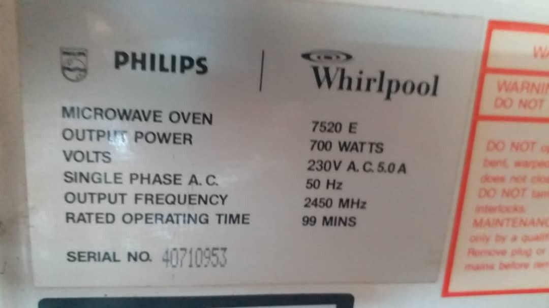 Philips Microwave Oven, TV & Home Appliances, Kitchen Appliances, Ovens