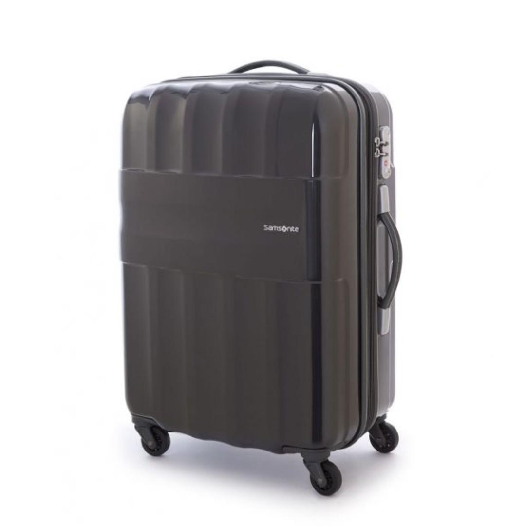 Samsonite Armet 57 20 Expandable 4 Wheel Spinner Charcoal Colour Cabin Luggage