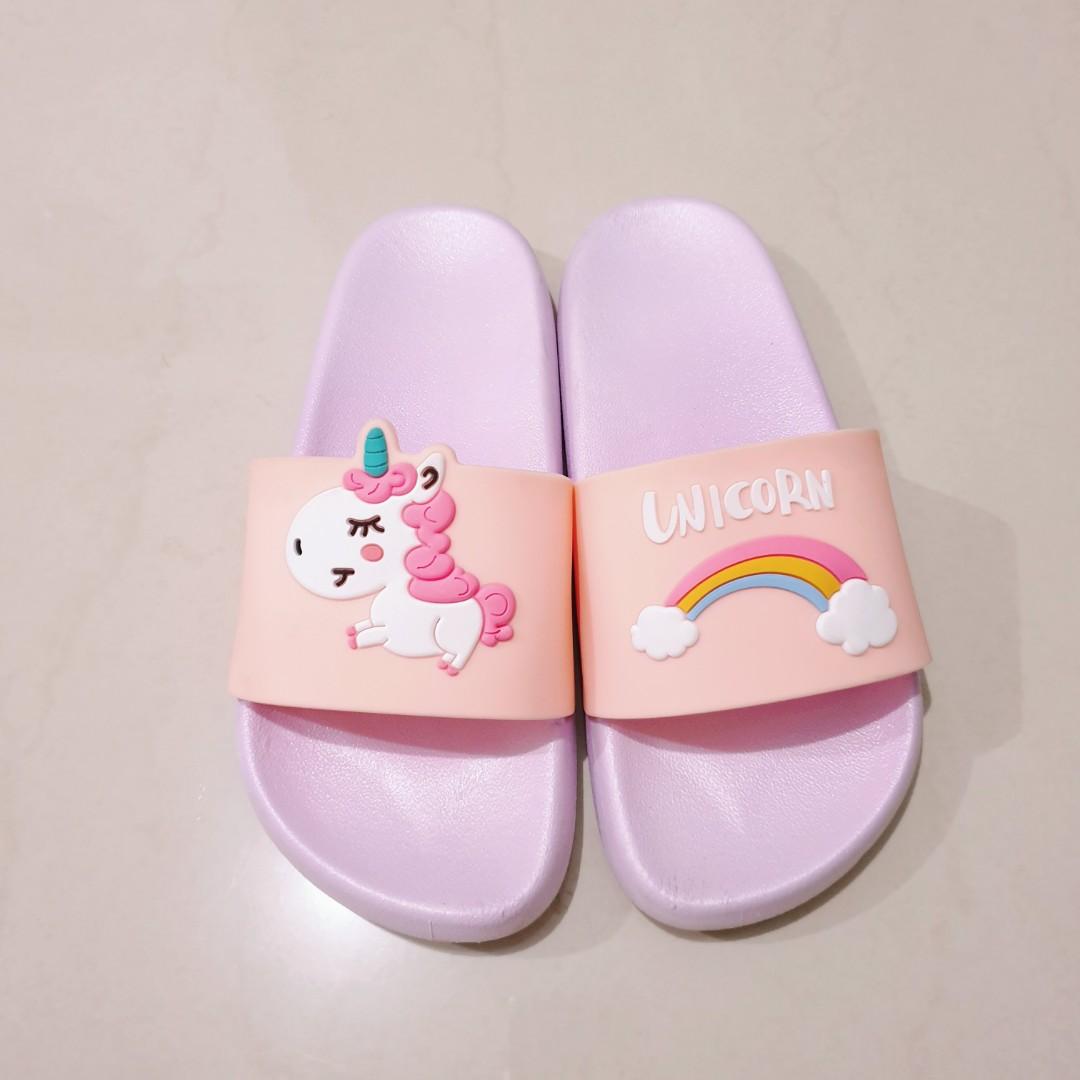 Sandal Jelly Anak Unicorn Sz 34 35 Fesyen Wanita Sepatu Di Carousell