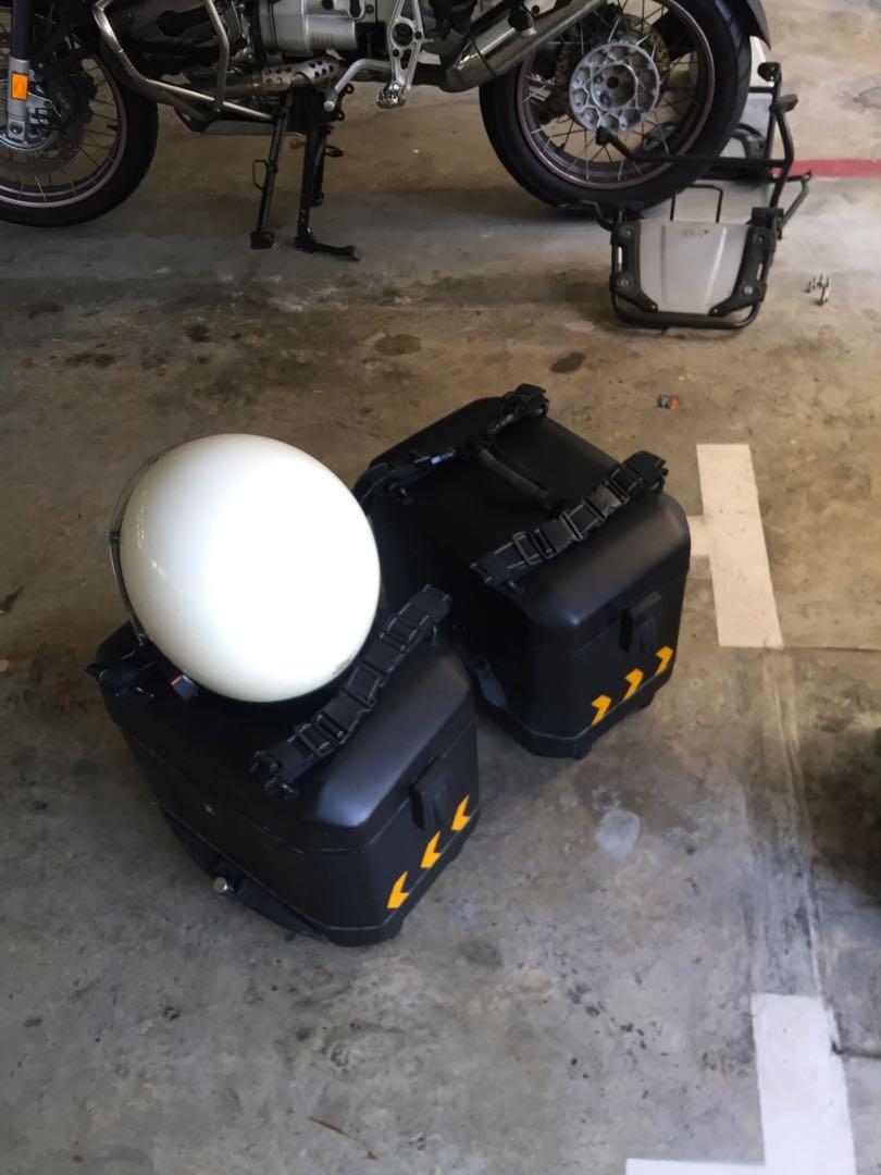 Bmw R 1150 Rear Rack Installation Side Panniers and Rack for BMW R 1150 GSA, Motorcycles, Motorcycle ...