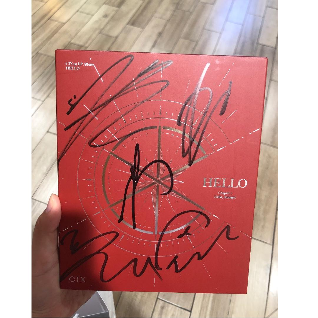 Signed Cix Album Mwave Autographed Hobbies Toys Memorabilia Collectibles K Wave On Carousell