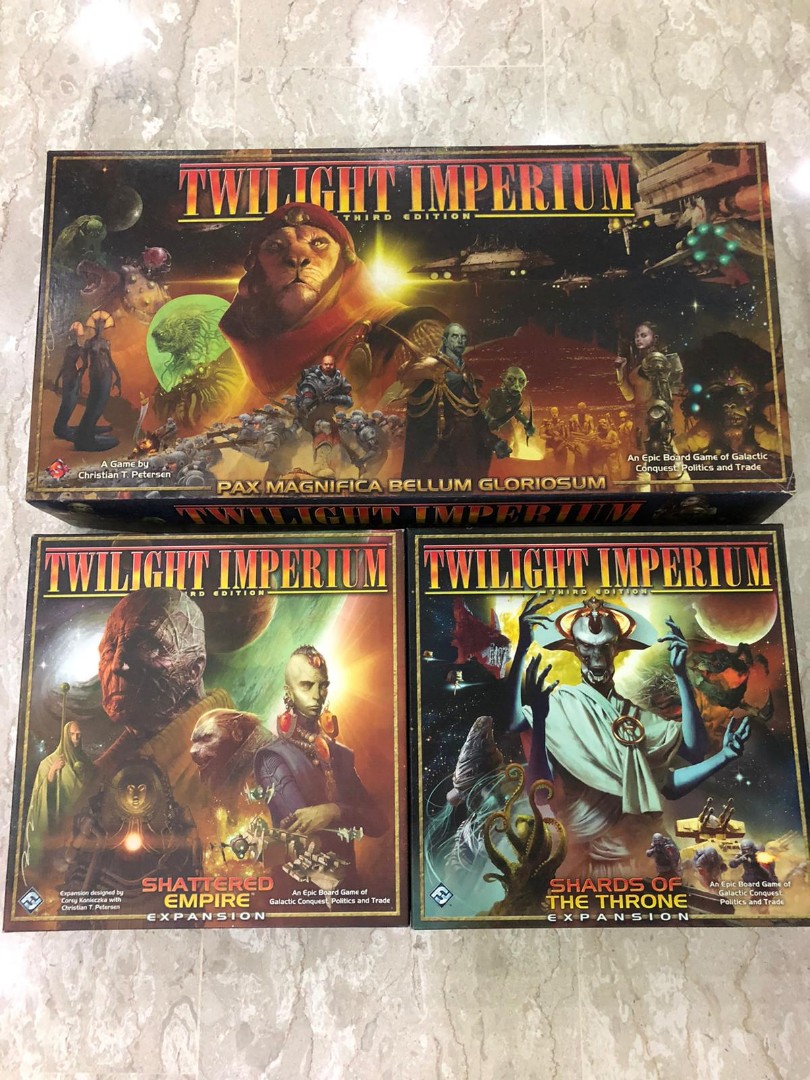 Sale! Reduced price! Twilight Imperium with Expansions, Hobbies  Toys,  Toys  Games on Carousell
