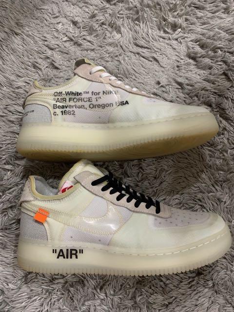 Nike air force 9 off white on sale
