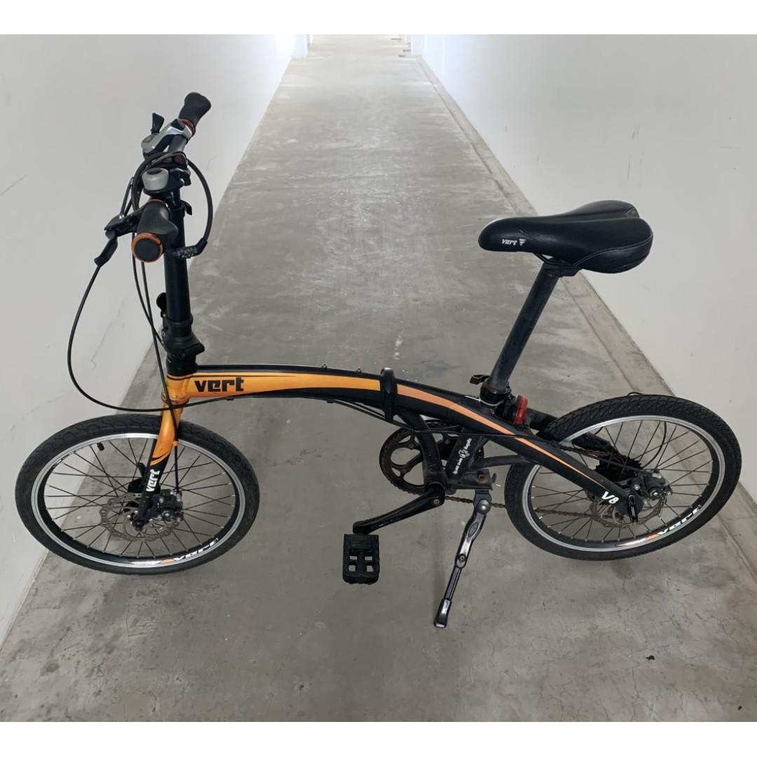 Vert v8 aluminium folding bike clearance