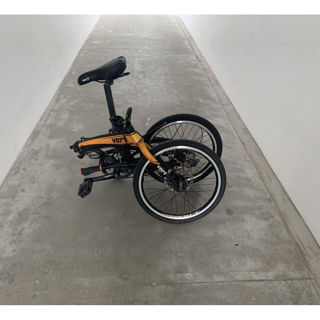 VERT V8 Aluminium Folding Bike Jet Graphite Sports Equipment Bicycles Parts Bicycles on Carousell