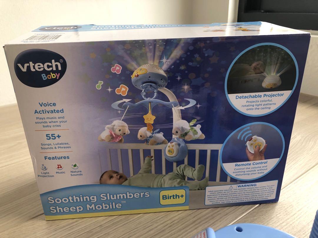 Vtech baby soothing clearance slumbers sheep mobile
