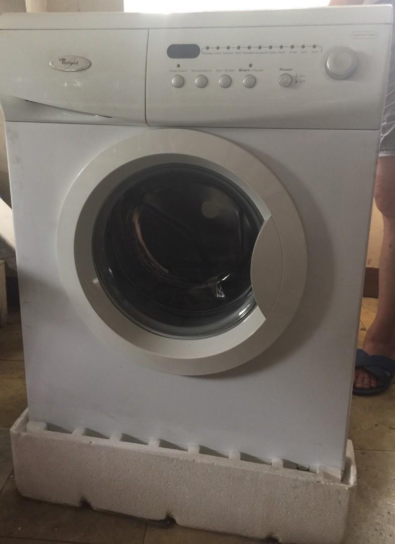 whirlpool 6 kg fully automatic front load washing machine awo 6100p brand new tv home appliances washing machines and dryers on carousell