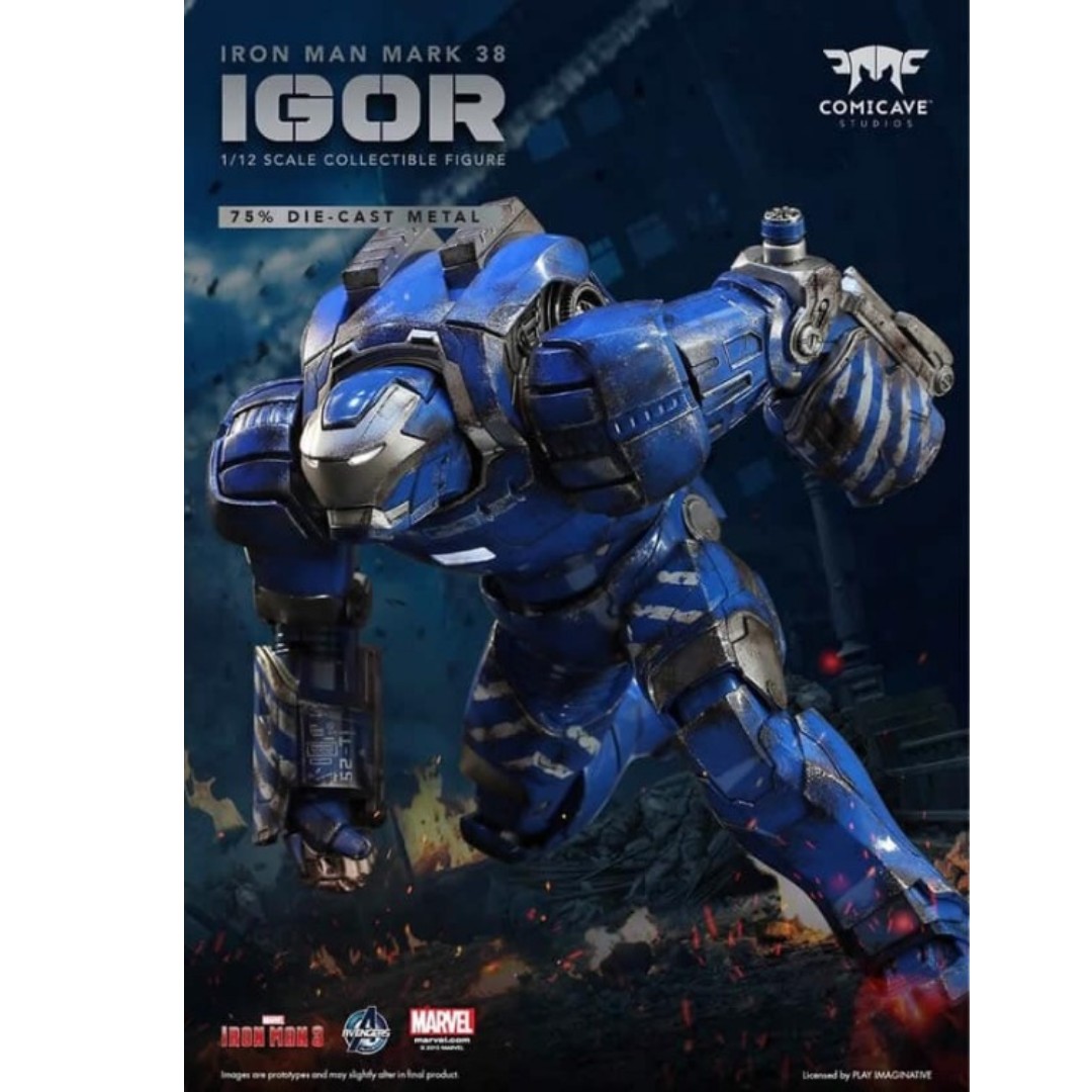 WTS 1/12 Scale Igor Iron Man Mark XXXVIII (38) | Comicave Studios ...
