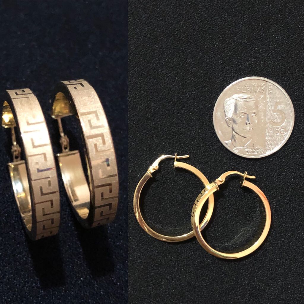 Versace shop inspired earrings