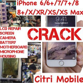 iPhone 7 8 X XR XS Screen Repair, Samsung Phone LCD Repair