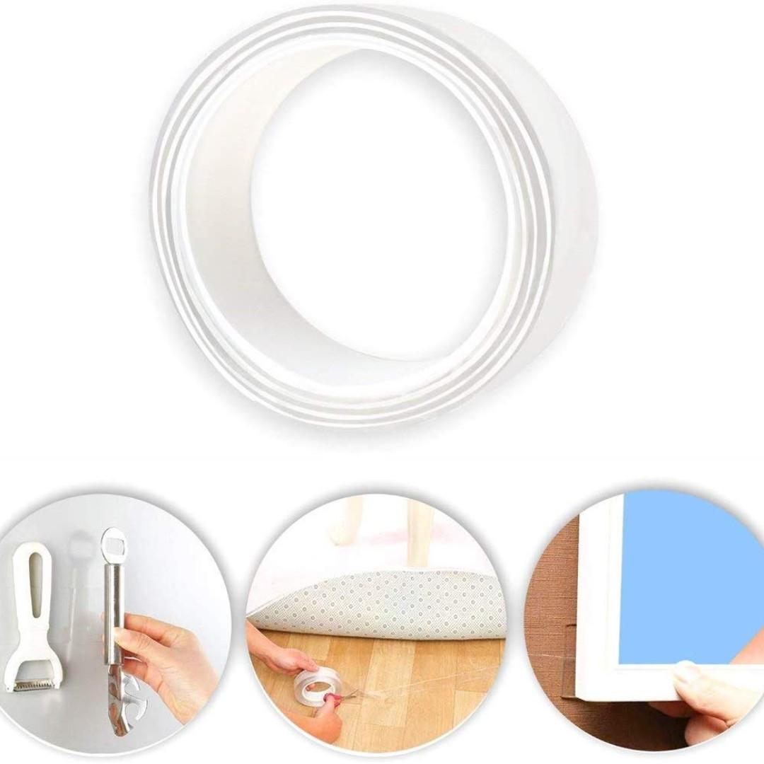 double sided tape to hold mirror