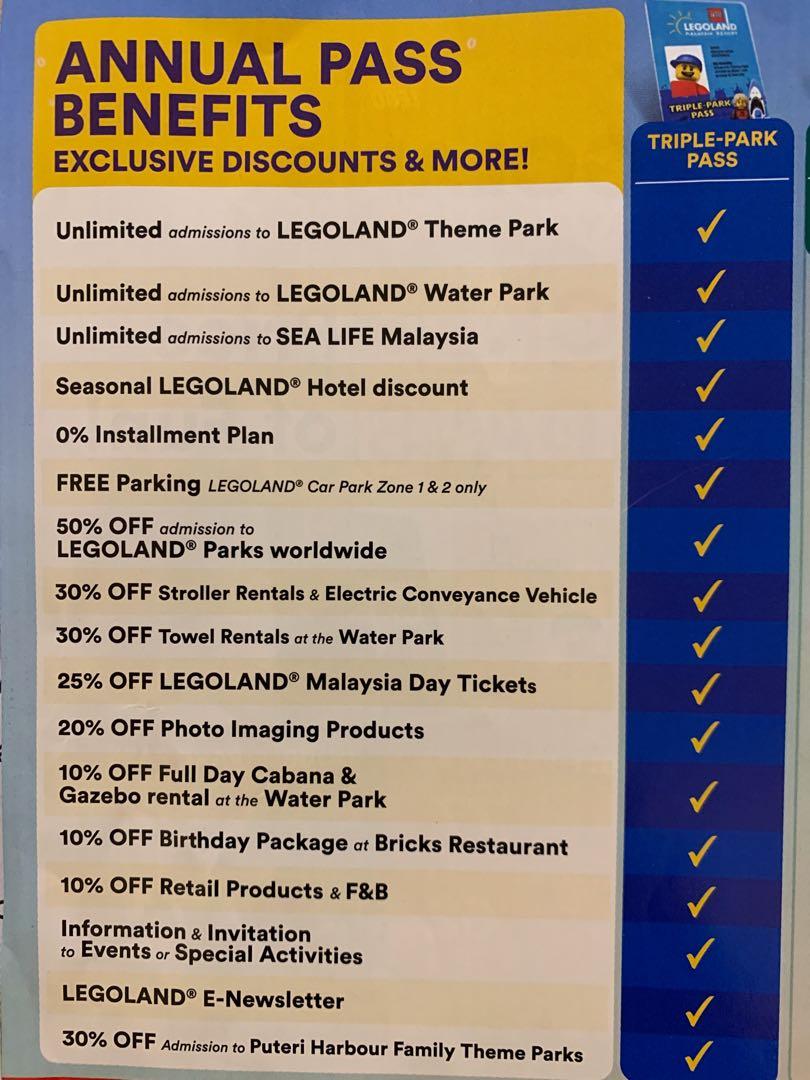 Annual pass legoland malaysia top
