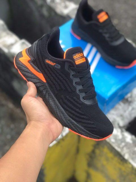 Adidas neo orange deals and black
