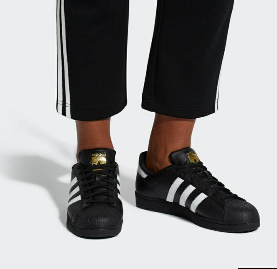 superstar foundation shoes black