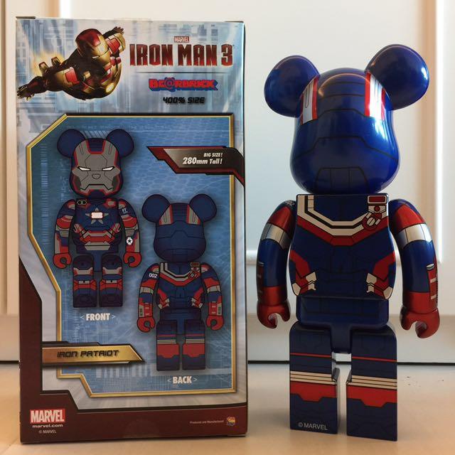 Bearbrick Ironman patriot 400%, Hobbies & Toys, Toys & Games on 