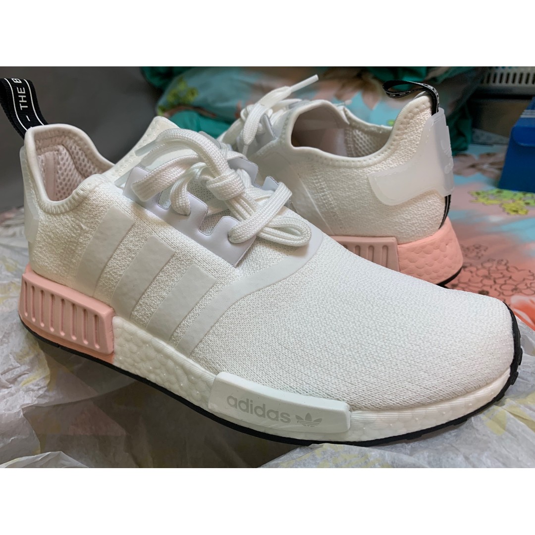 adidas nmd white vapor pink