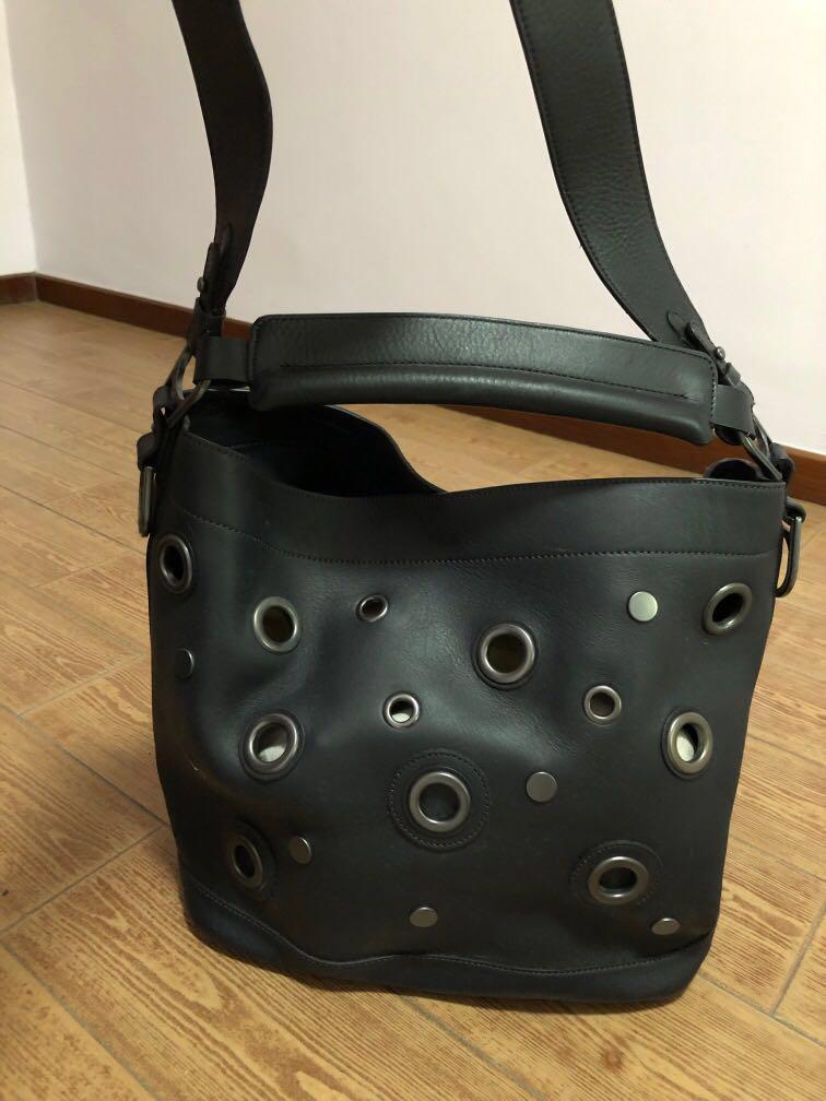 calvin klein leather purse
