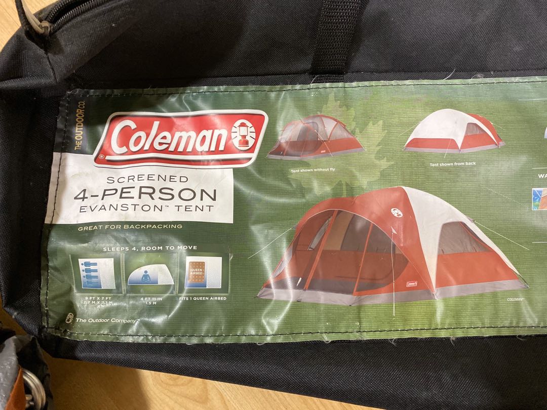 Coleman evanston tent 4 person online